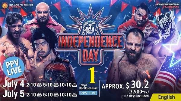 Day 1 – Watch NJPW STRONG INDEPENDENCE DAY 2023 Day 1 PPV 7/4/23 – 4 July 2023