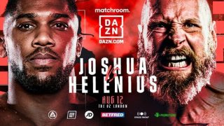 Watch Dazn Boxing Joshua Vs Helenius 8/12/23 – 12 August 2023