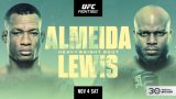 Watch UFC Fight Night: Almeida vs Lewis 11/4/23 – 4 November 2023
